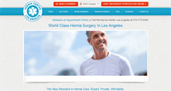 Desktop Screenshot of herniacenterlosangeles.com
